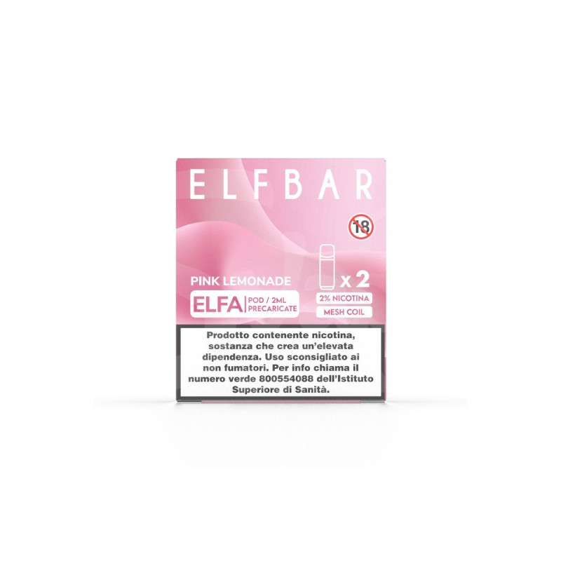 Pink Lemonade Elfa Elf Bar X Pod Precaricata Ml Drsvapo It