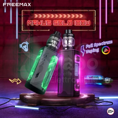 Batteries de vapotage-Box Mod Maxus Solo 100W - Freemax-Freemax
