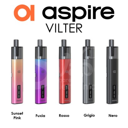 Sigarette Elettroniche-Aspire Vilter S Pod Kit 500mAh