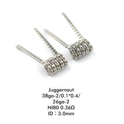 Premade resistors Prefatte Coil in Ni80 Dovpo