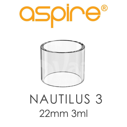Vetri di Ricambio Atomizzatori-Vetro di ricambio Aspire Nautilus 3 3ml 22mm