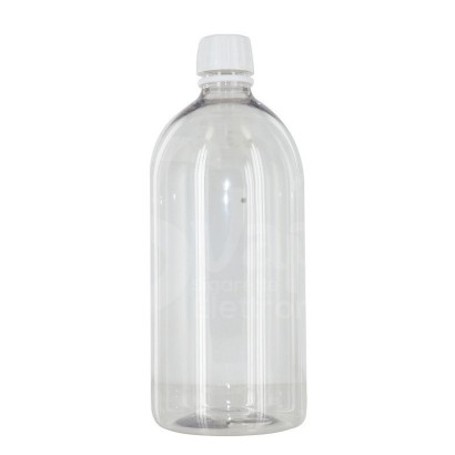 Flaconi generici-Flacone Trasparente con Tappo di sicurezza 1 litro