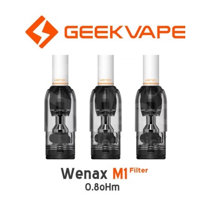 Pod Cartucce-Pod Resistenza GeekVape Wenax M1 Filter 0.8oHm