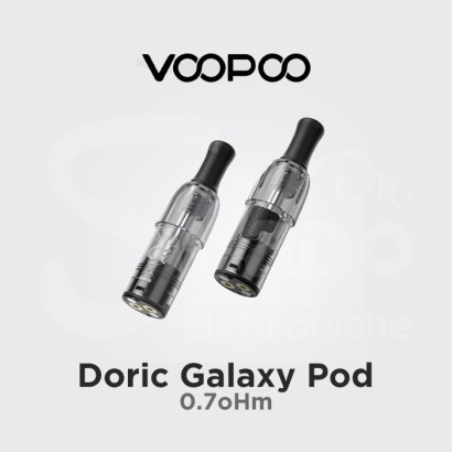 Pod elektronische Zigaretten-Pod-Widerstände Doric Galaxy 0,7oHm - VooPoo-VooPoo
