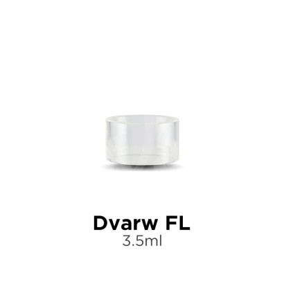 Replacement Glass Atomizers Vetro Serbatoio di ricambio per Dvarw FL 22 RTA - 3,5ml