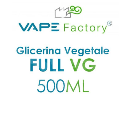 Glicerina Vegetale FULL VG 500ml - VapeFactory